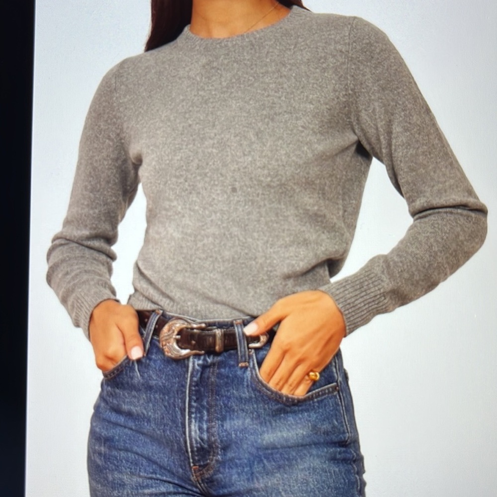 Reformation Cashmere Crew Sweater